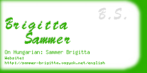 brigitta sammer business card